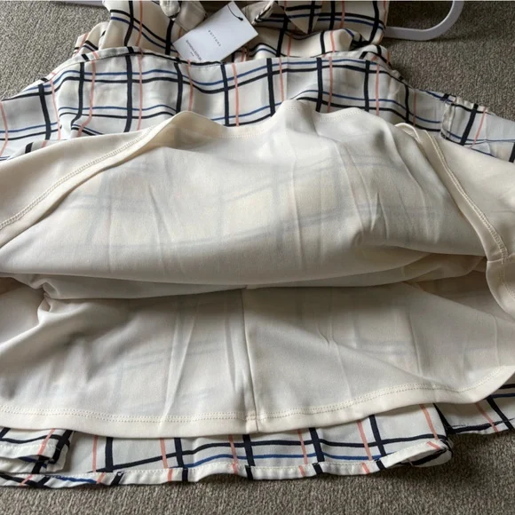 Banana Republic Plaid Sleeveless Belted Shirtdress 8P NWT - Picture 12 of 13